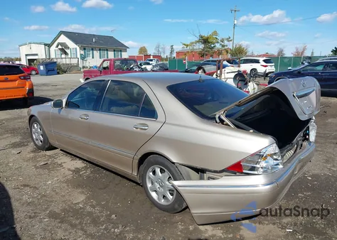 2000 Mercedes-Benz S 500 z USA, uszkodzony, nr VIN WDBNG75J6YA135225